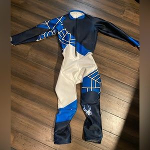 Spyder youth 14/16 alpine race suit with padding.